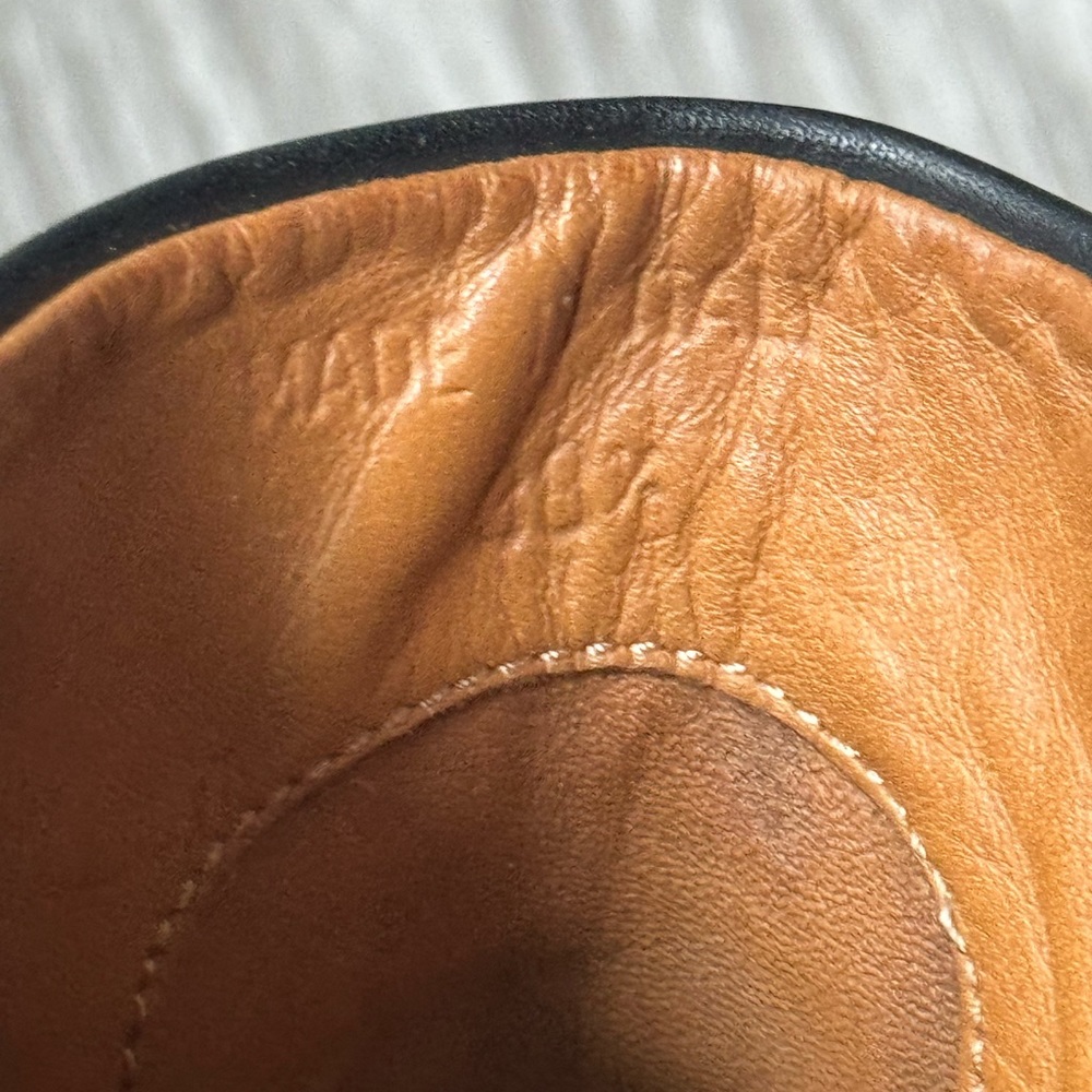 Rag & Bone Black Holly Leather Boots 38 1/2 - Picture 5 of 7